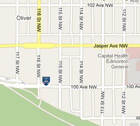 General Bank of Canada HQ Location Map