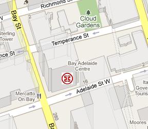 ICBC Canada HQ Location Map