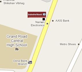 IndusInd Bank HQ Location Map
