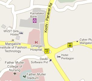 Karnataka Bank HQ Location Map