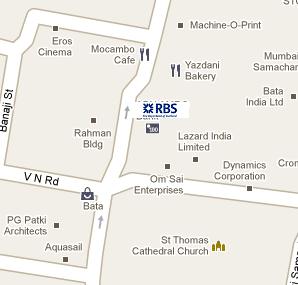 RBS India HQ Location Map