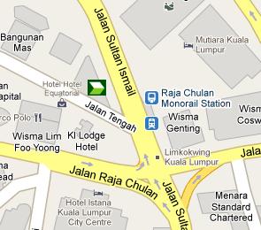 CIMB Islamic Bank HQ Location Map