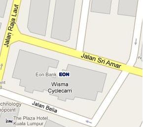 EONCAP Islamic Bank HQ Location Map