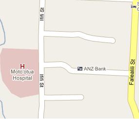 ANZ Bank Samoa Location Map