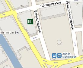 Union Bancaire Privée (UBP) HQ Location Map
