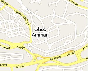 Central Bank of Jordan HQ Location Map