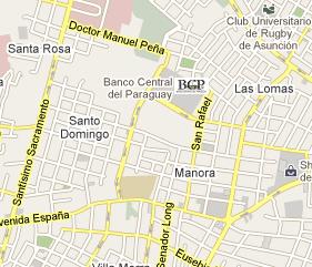 Central Bank of Paraguay HQ Location Map
