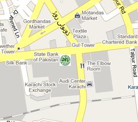 State Bank of Pakistan HQ Location Map