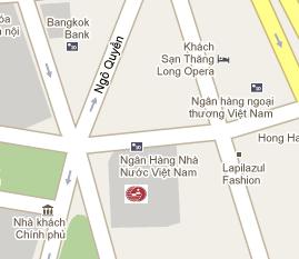 State Bank of Vietnam HQ Location Map