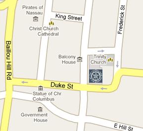 Central Bank of Bahamas HQ Location Map